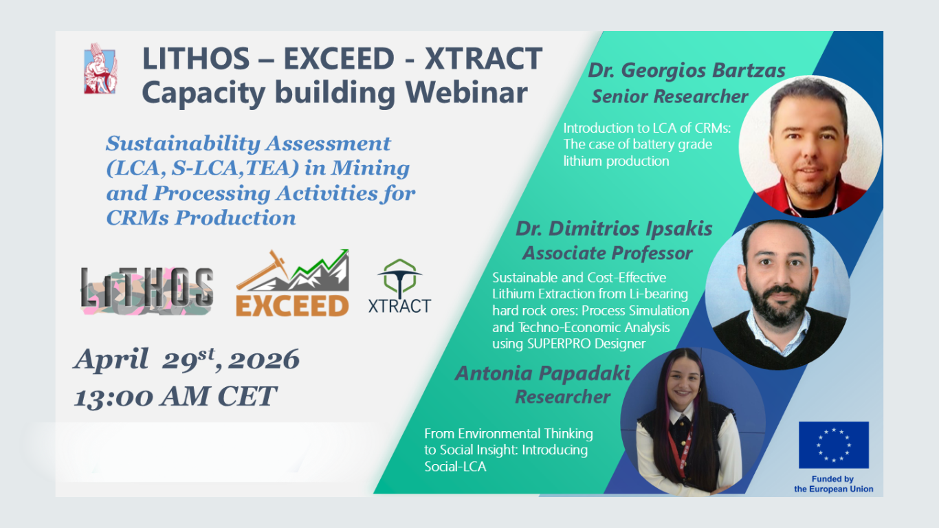 XTRACT, LITHOS & EXCEED Co-Organise Capacity Building Webinar